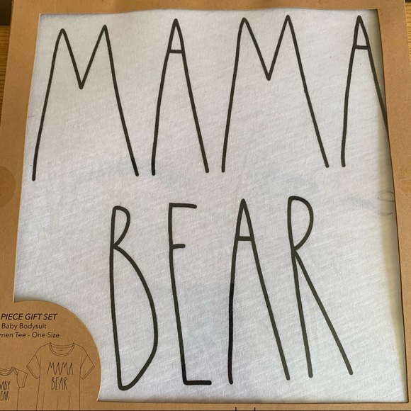 Rae Dunn -MOM EST 2021-Mama Bear/Baby Bear Giftset - Picture 14 of 14